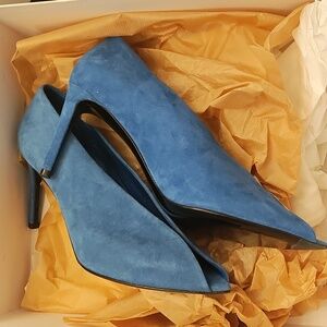 Balenciaga - Blue Pelle Cuoio Velours